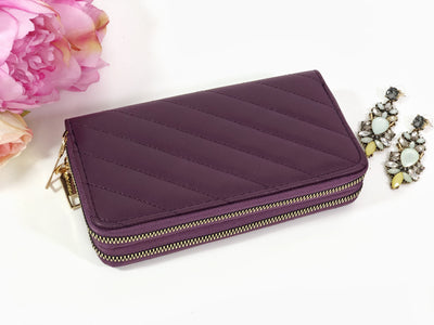 Portofel violet piele eco Twisty