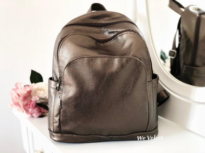 Rucsac bronze piele eco Finley