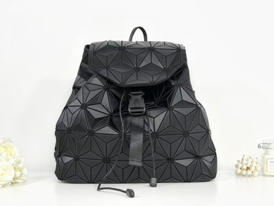 Rucsac negru geometric piele eco Henry