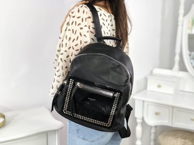 Rucsac negru piele eco Jackie