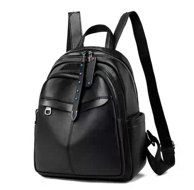 Rucsac negru piele eco Jupiter