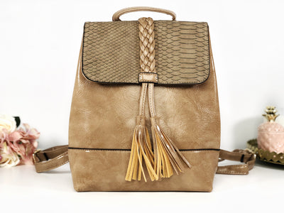 Rucsac nude piele eco Orlando