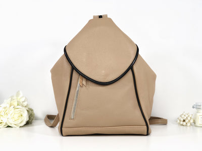 Rucsac nude piele naturală Arthur