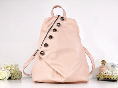 Rucsac rose piele naturală Xyo