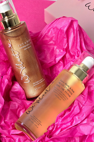 We Velvet DUO - Shimmering Oil & Dry Oil Elixir